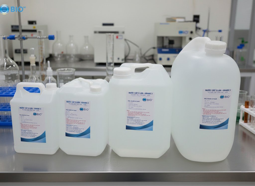 Hạn sử dụng nước cất 2 lần