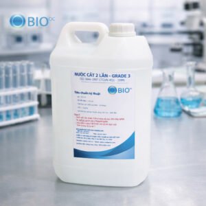 Cách kiểm tra chất lượng nước cất 2 lần